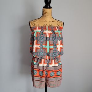 A.gain Sleeveless Romper